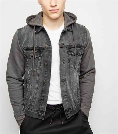 gray denim jackets for men.